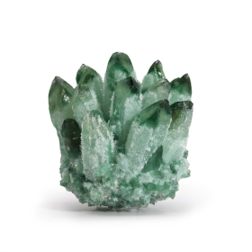 Cluster di Quarzo Tinto - Verde (circa 250-300g, 8cm)