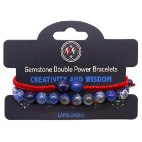 3x Doppio Power Bracelets - Lapislazzuli