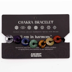 3x Braccialetti Chakra - Mini Donuts