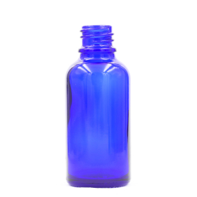 88x Bottiglie in Vetro Blu da 50ml