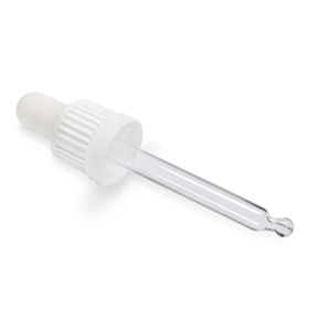 50x Pipette Bianche per Bottiglie da 10 ml