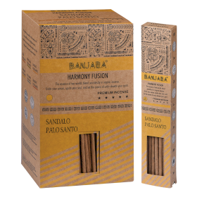 12x Bastoncini di incenso Banjara Palo Santo smudge - Legno di Sandalo