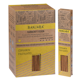 12x Bastoncini di Incenso Banjara Palo Santo Smudge - Cannella