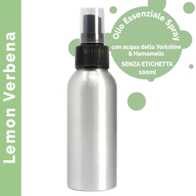 6x Olio Essenziale Spray 100ml - Lemon Verbena (senza etichetta)